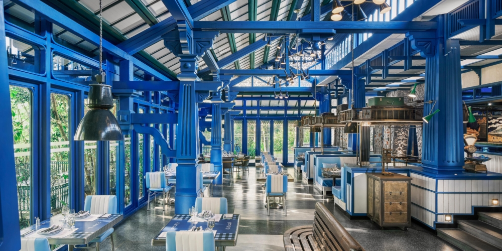 酒店內的餐廳。