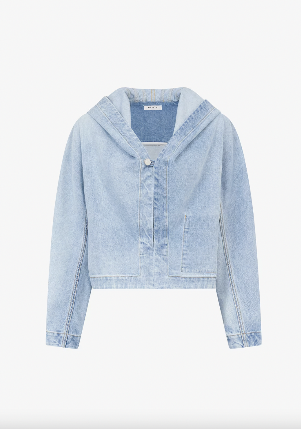 Denim Vareuse Jacket。