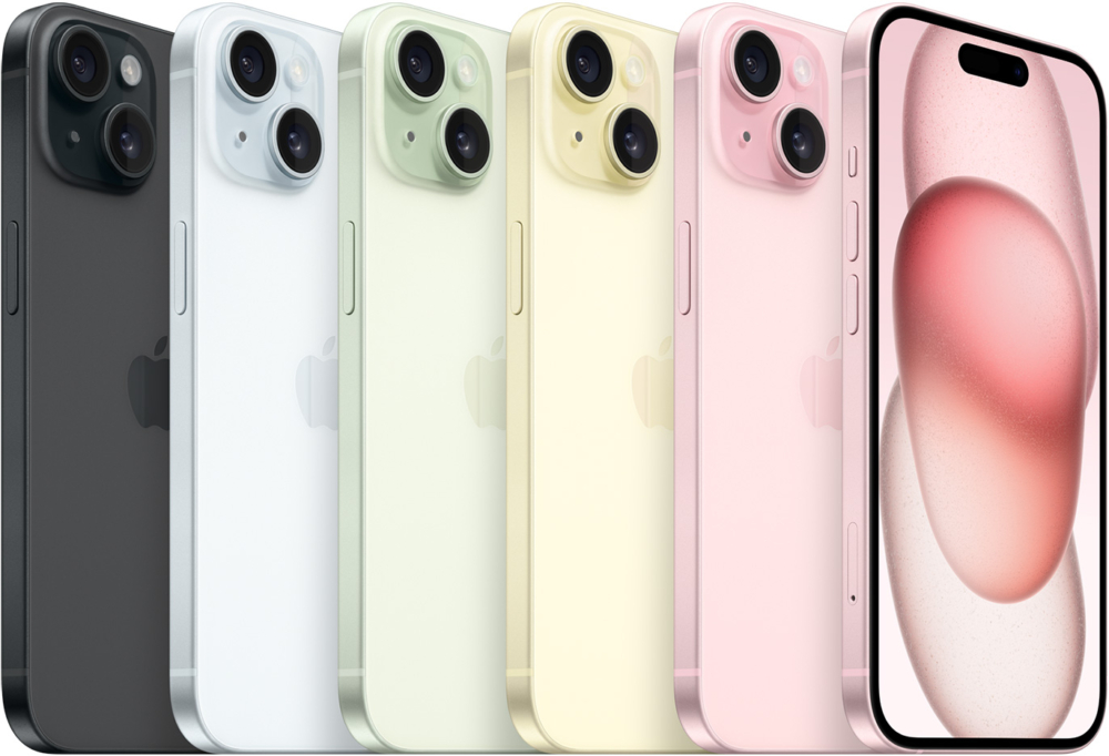 全新iPhone 15系列一共推出多款夢幻新顏色