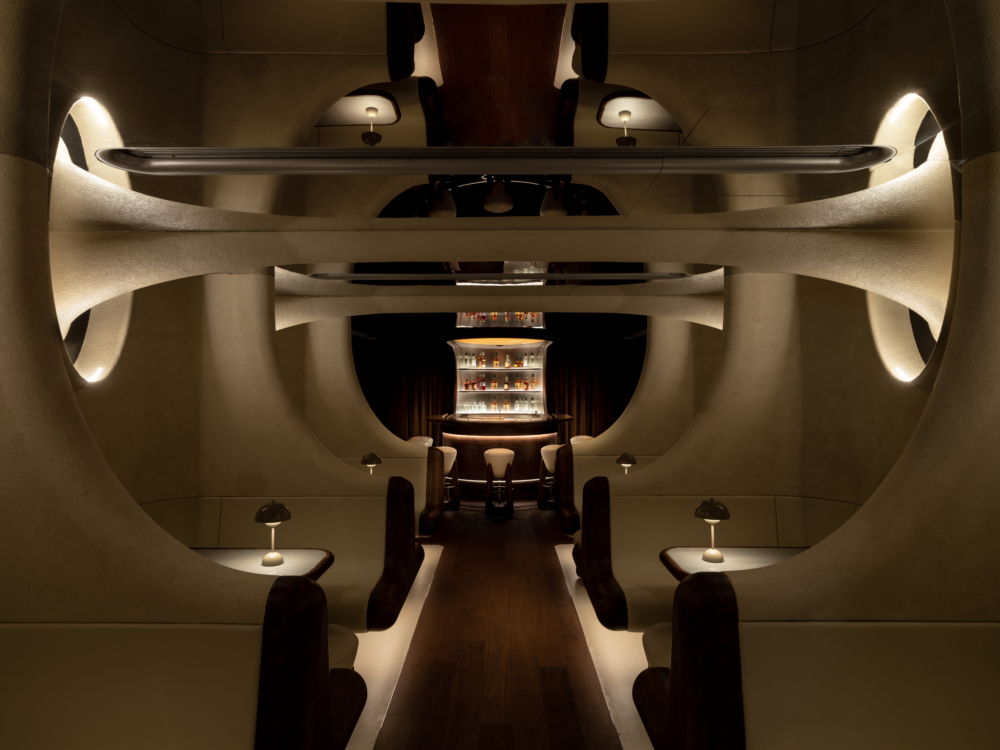 Artifact Bar的室內空間設計。
