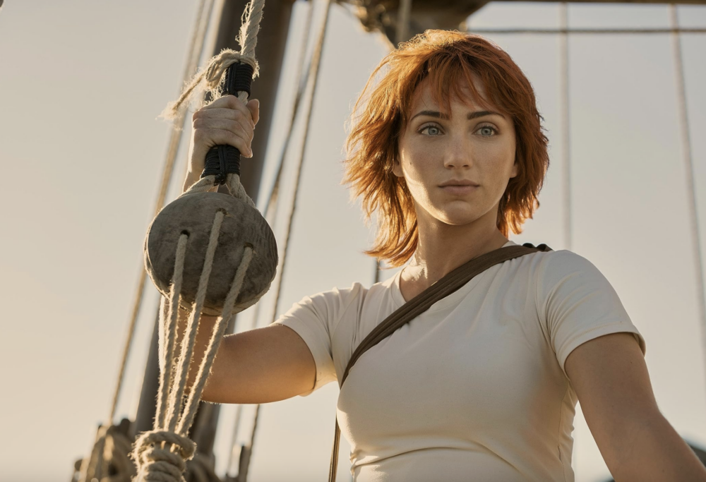 這次她在劇中演出娜美。