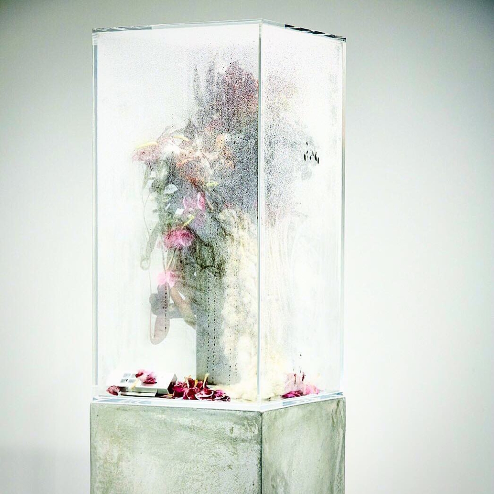 花藝雕塑《Drop Time》