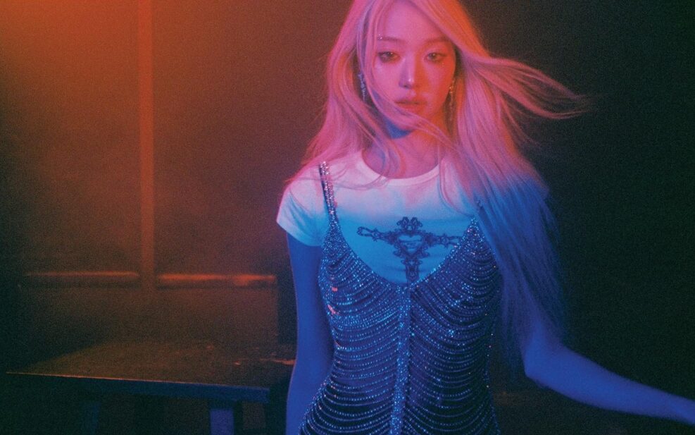 韓星金髮染髮範本推薦1：Ive 張員瑛