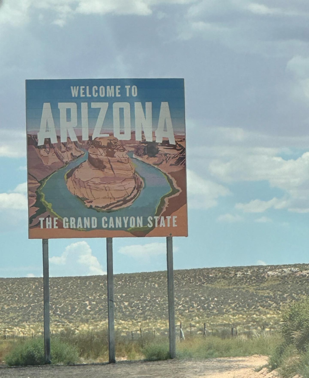 Jennie來到了美國亞利桑那州度假