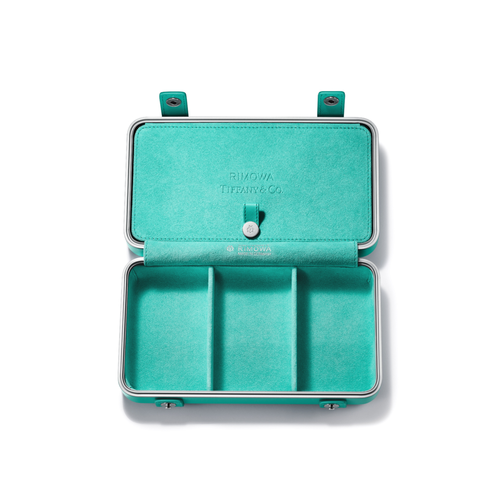 Rimowa x Tiffany & Co.限量聯名系列迷你箱。