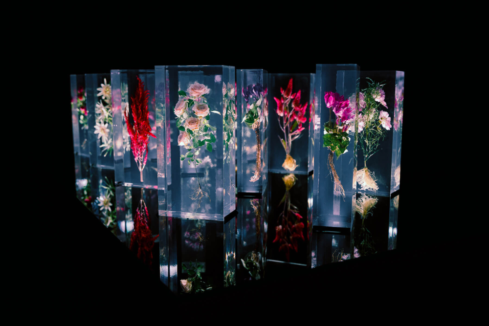 Azuma Makoto《東信展：繁花．時敘》：100件訂製「Block Flowers」