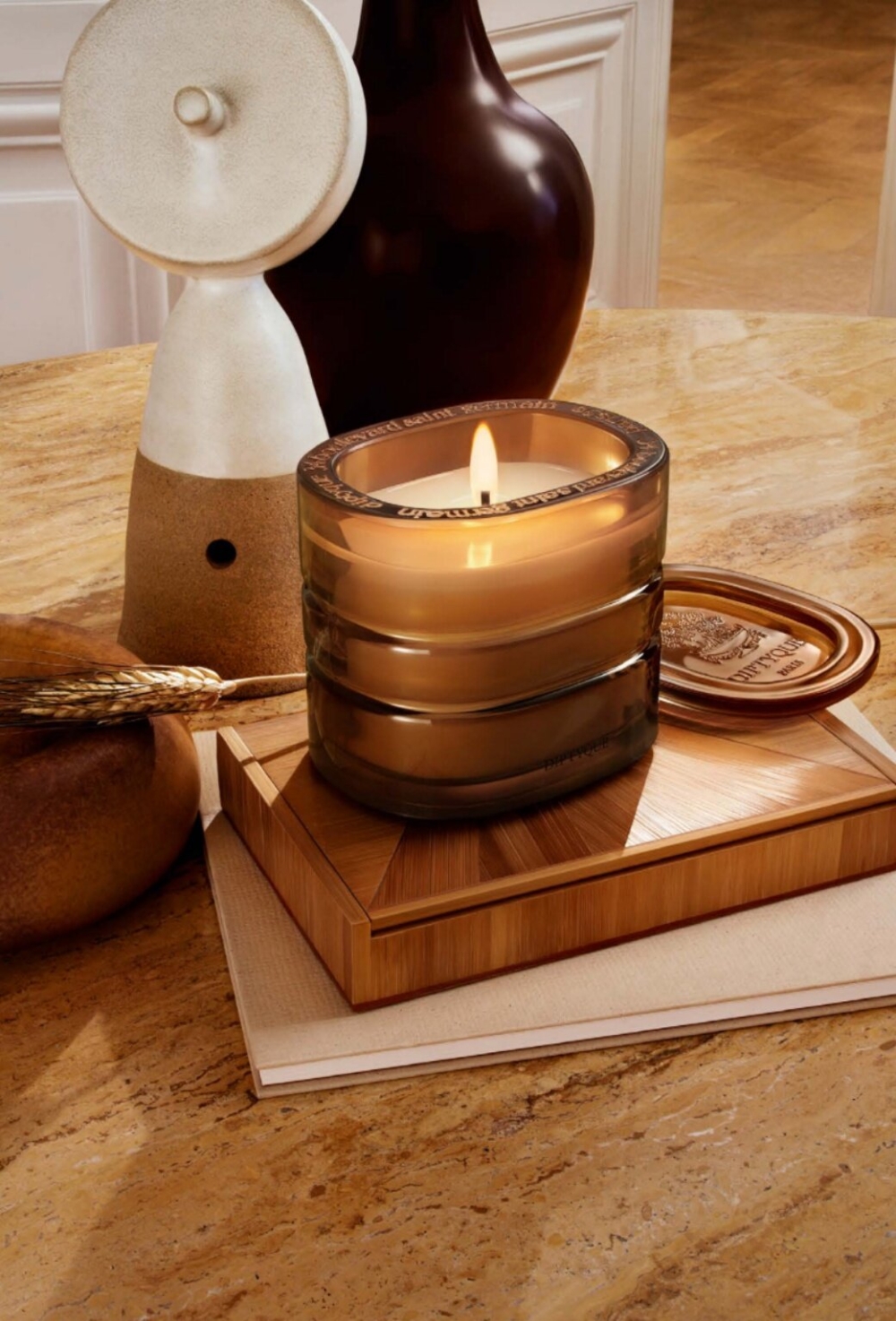 Diptyque大千之境香氛蠟燭-精金地帶Premium Scented Candle - Golden Lands