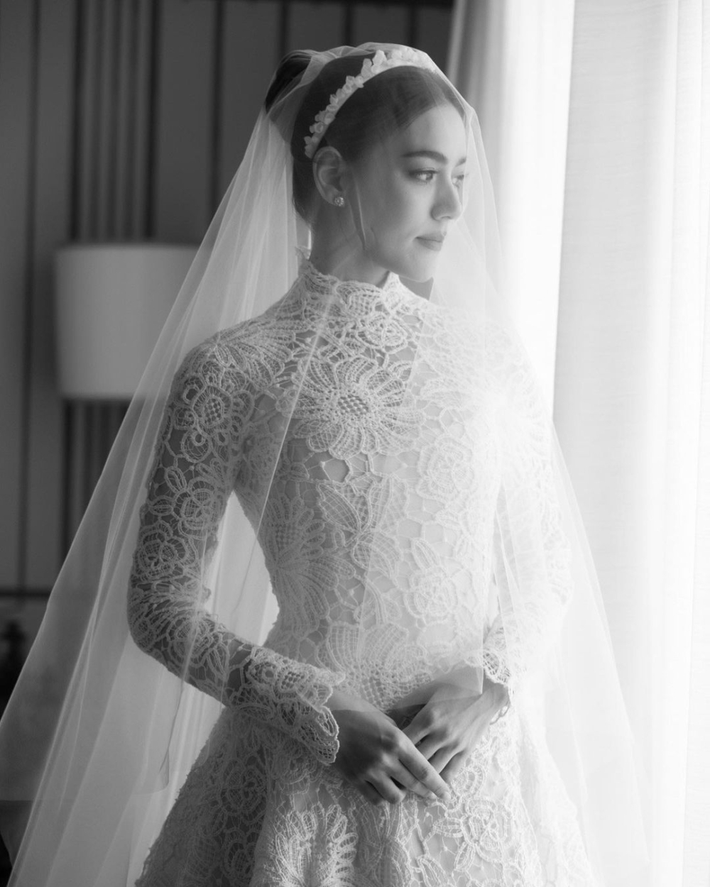 黑白婚紗照美得像在拍電影！