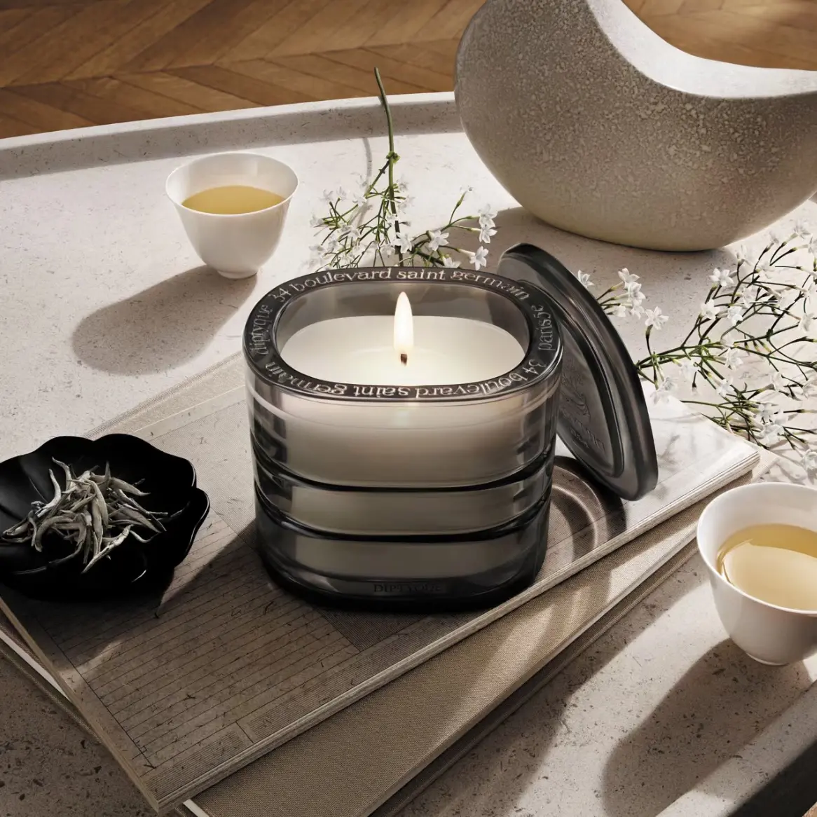 Diptyque大千之境香氛蠟燭-時間幽谷Premium Scented Candle - Valley Of Time