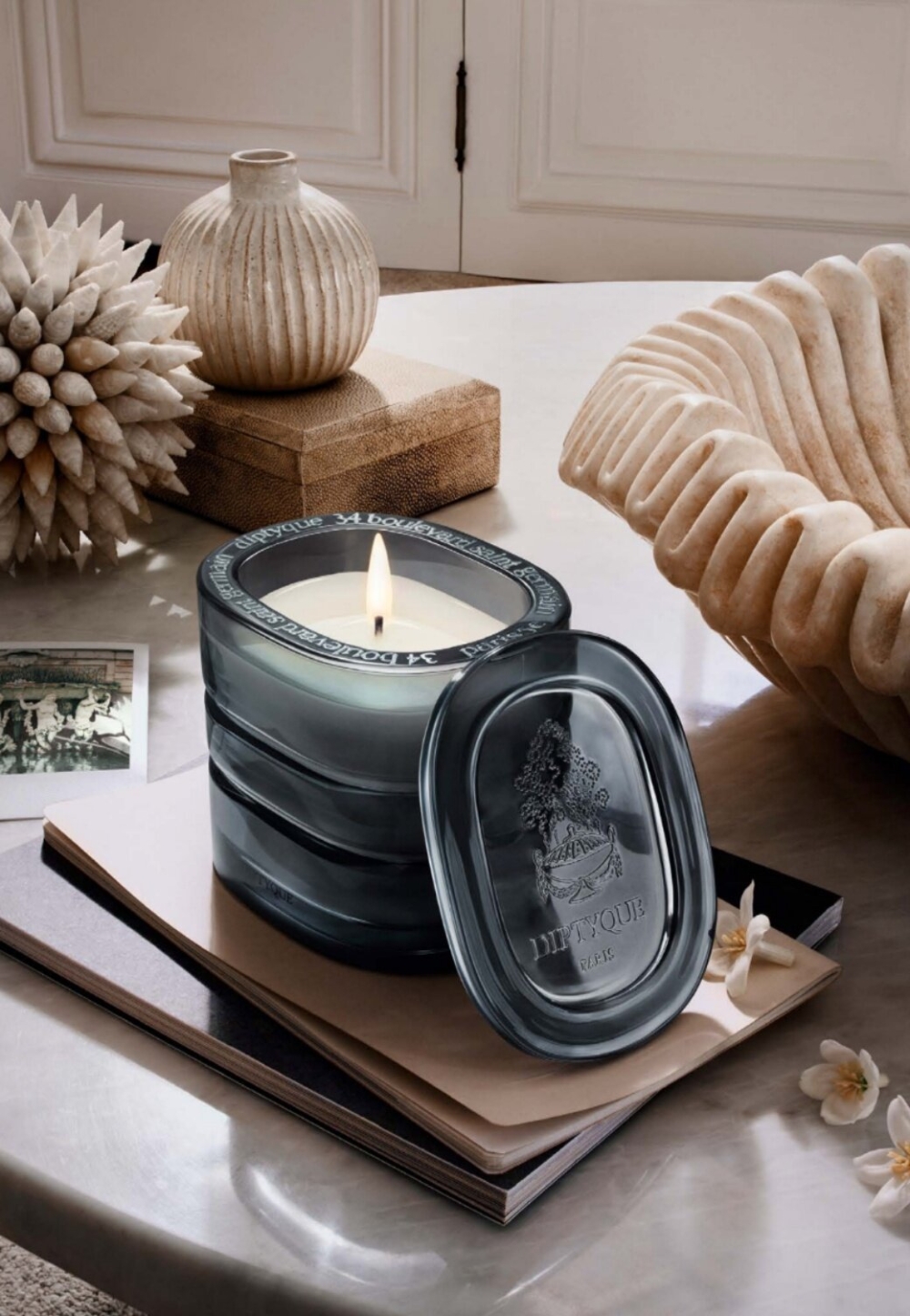 Diptyque大千之境香氛蠟燭-仙女奇觀Premium Scented Candle - Nymphaeum Of Wonders