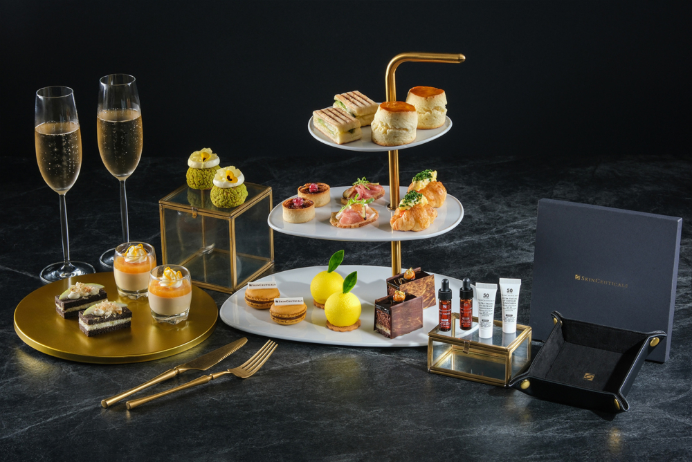 SkinCeuticals X 喜來登酒店 Sky Lounge「抗氧亮澤美肌下午茶」不奢華，簡約精緻，高級感滿滿。