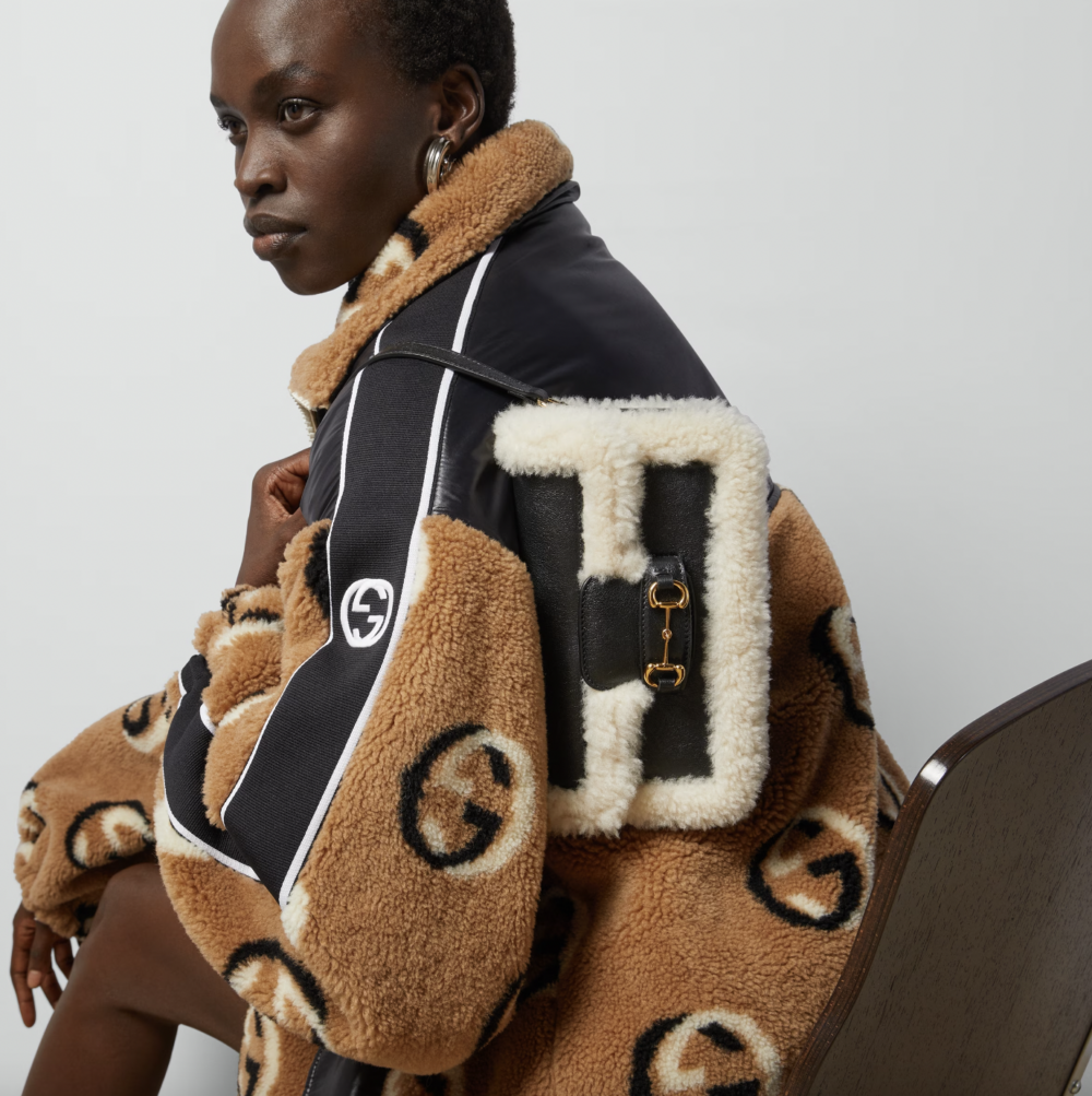 Gucci推出的多款毛毛手袋。