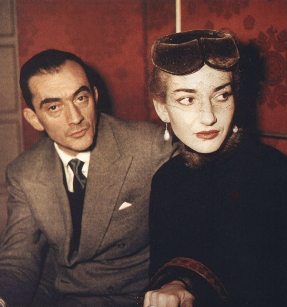 傳奇女高音Maria Callas。