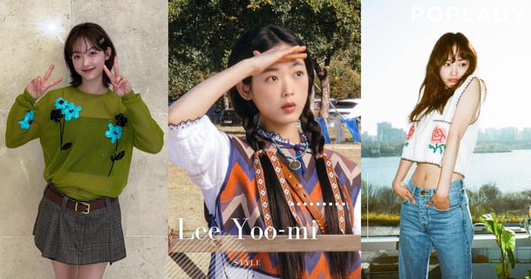 《大力女子姜南順》李瑜美飾演古靈精怪的大力少女，格紋短裙、針織上衣「甜辣少女風」太好看了