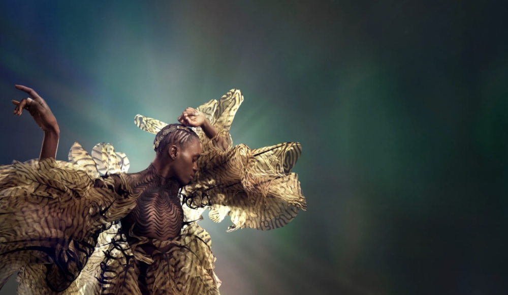 Aveda × Iris van Herpen釋出的形象照。