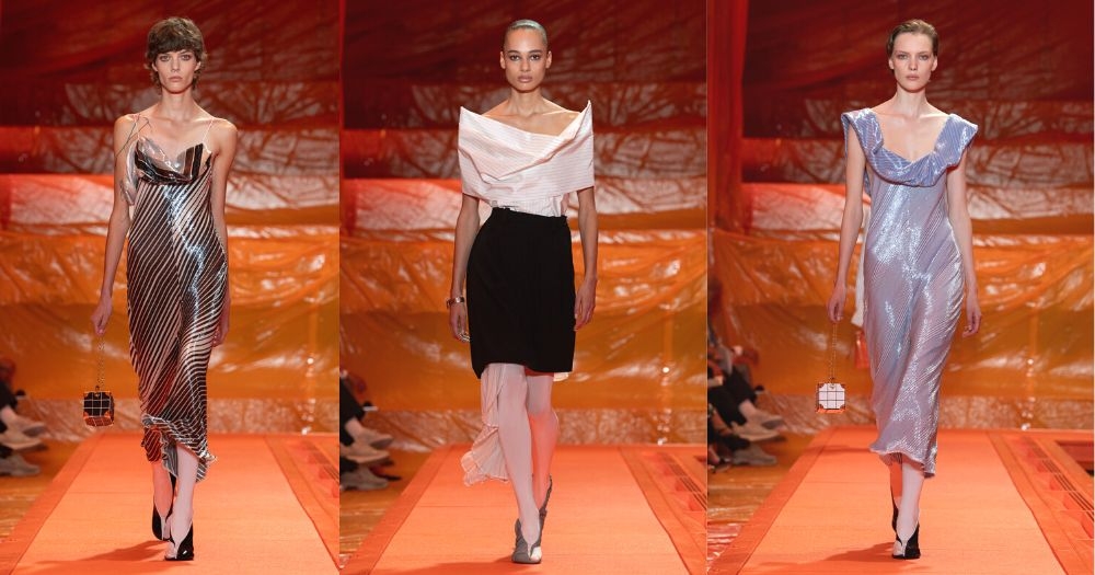 貼身的晚宴禮服,以及優雅的裙裝一次登場。