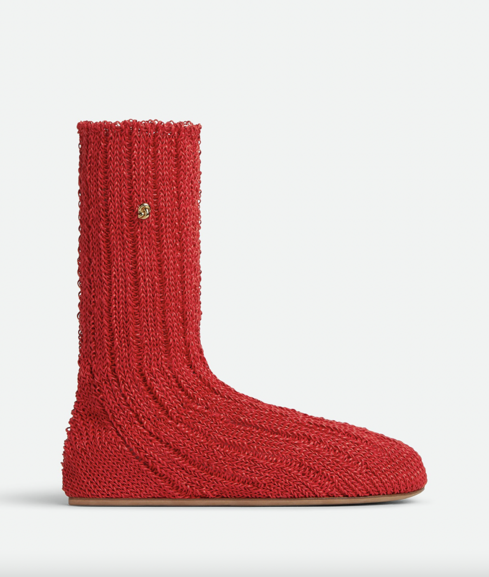 紅色的Domenica Boot。