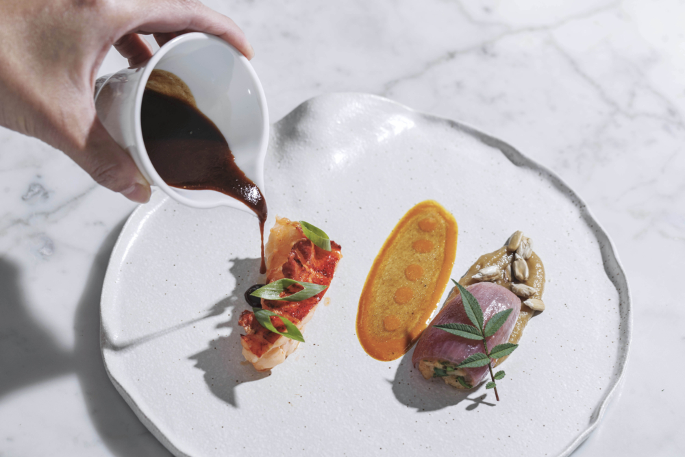 本次登場的餐點Lobster 龍蝦。