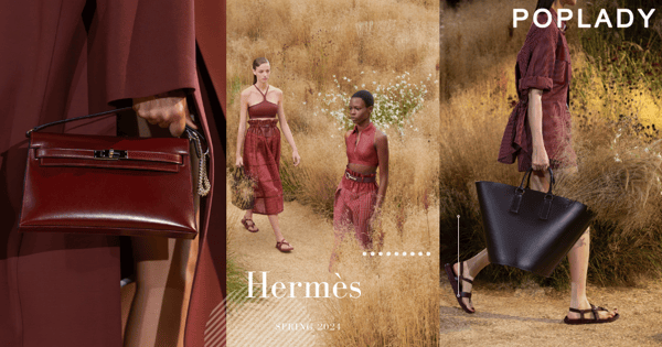 Hermès 2024春夏系列穿梭田園之間：塞滿稻草野花的Plume手提包、Kelly Pochette滿載別樣慵懶韻味