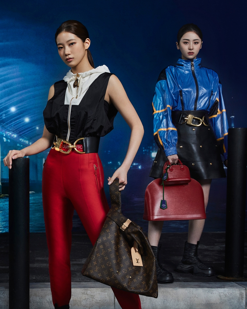 可將其中一邊提帶套在單一提帶上,使其變得更加百搭