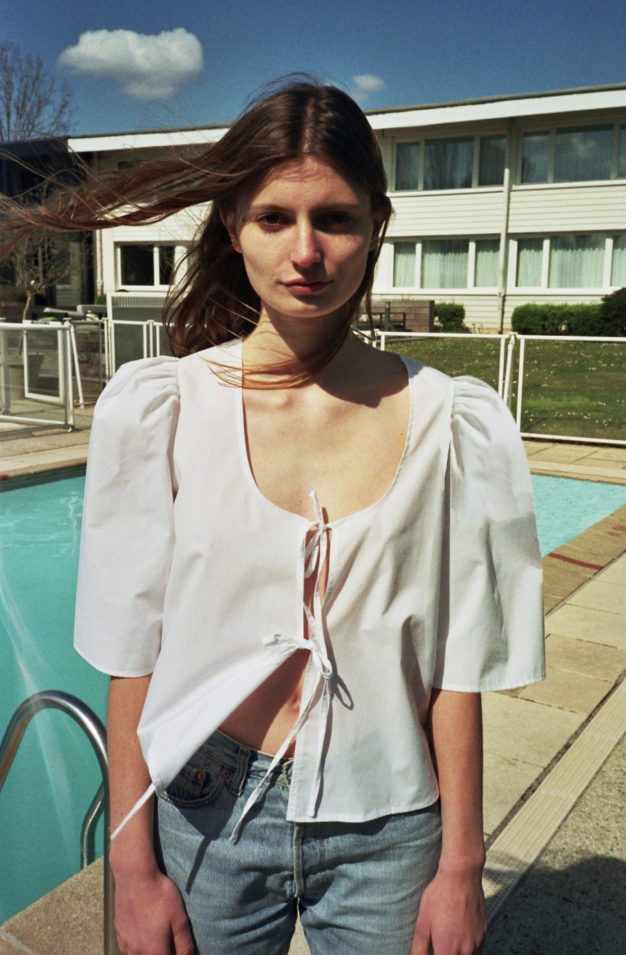 MaisonCléo經典的Agnès Blouse。