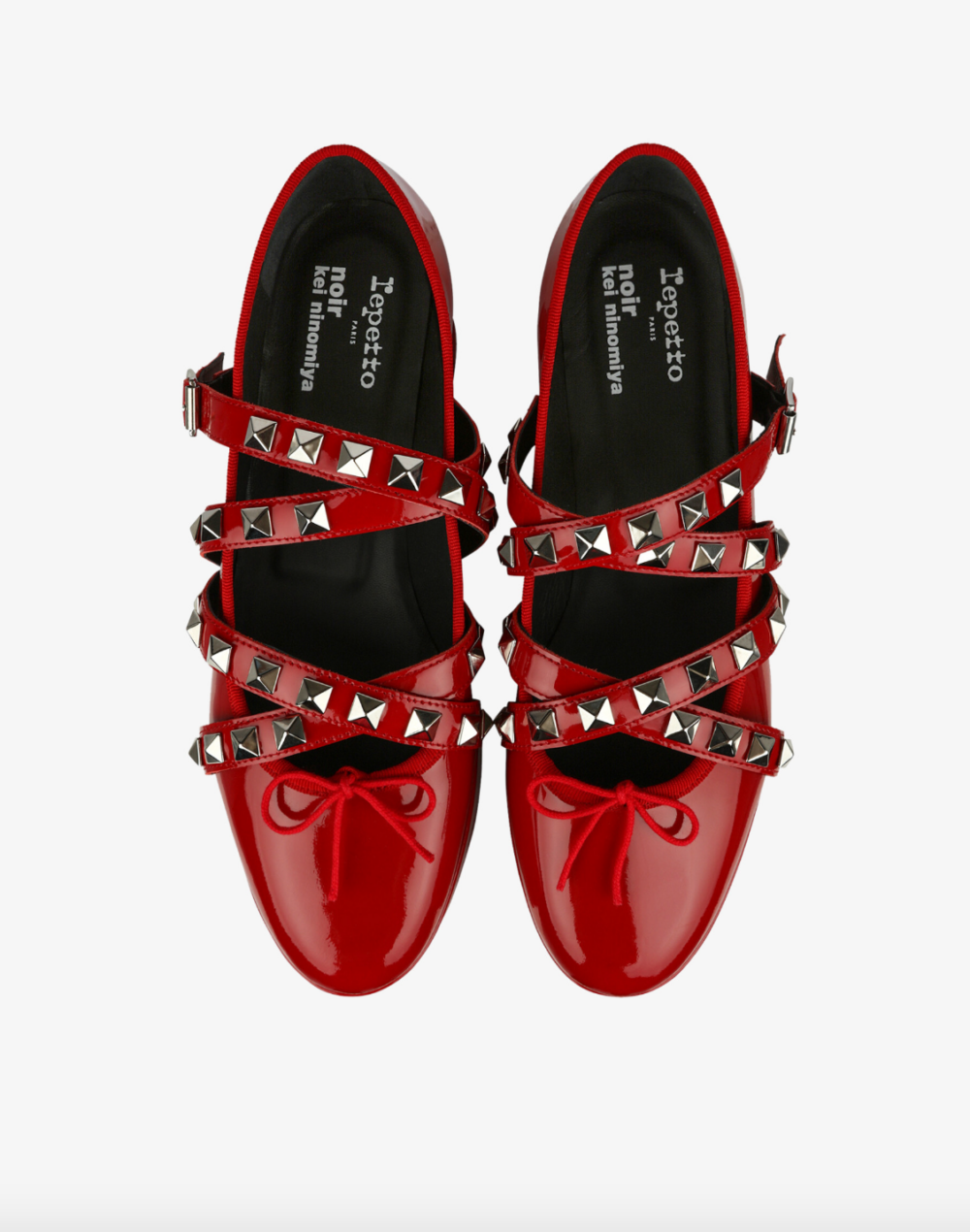 Platform Mary Janes with Studded Strap。