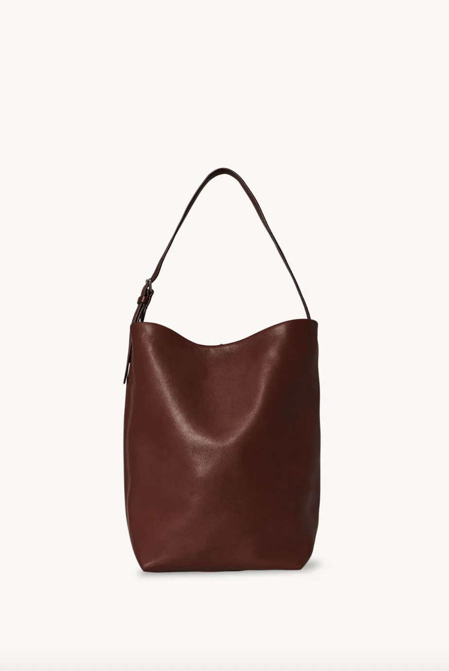 Medium N/S Shoulder Bag in Leather。