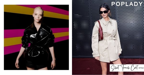 預測秋冬大熱的單品：Kendall Jenner、Anya Taylor-Joy時髦示範「短風衣」，能拉長身材比例的秘密武器