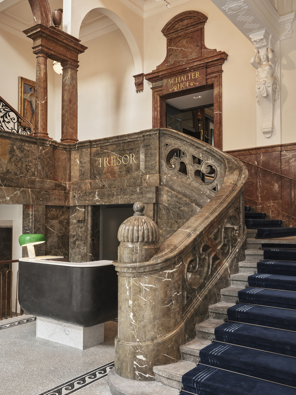 Rosewood Munich的室內裝潢。