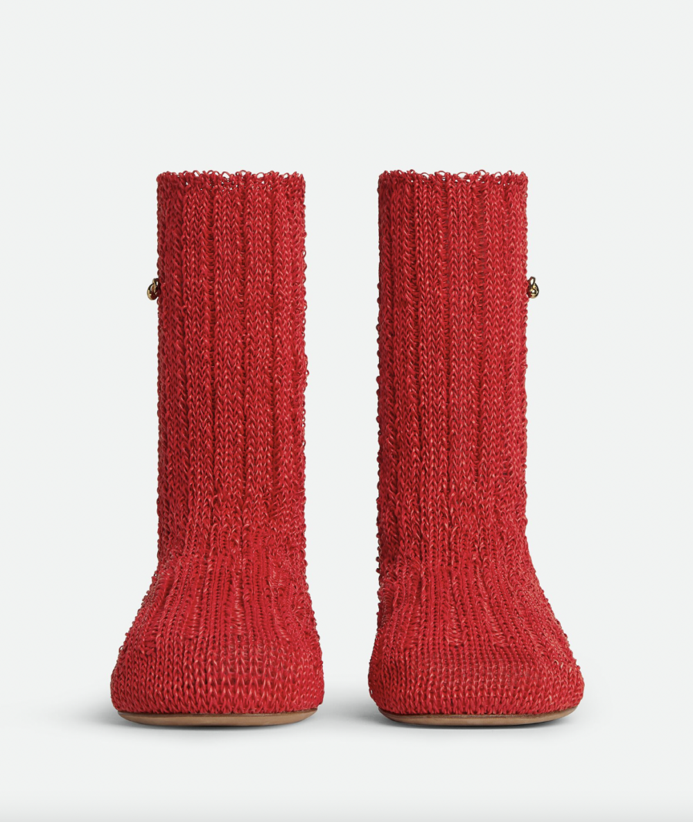 紅色的Domenica Boot。