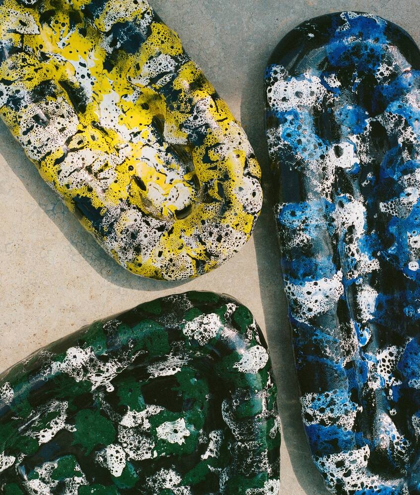 Volcanic Glazed Oval