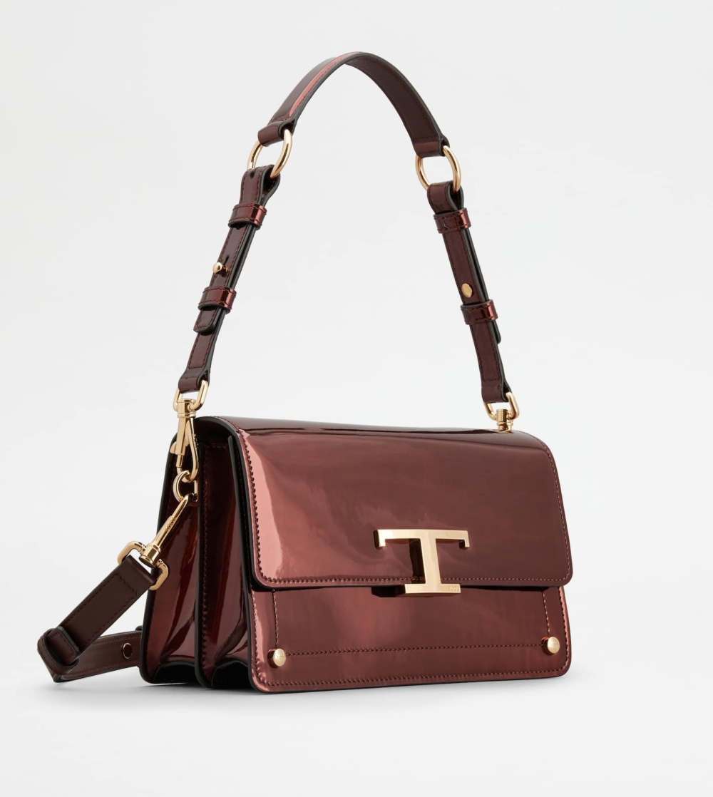 Tod's T Timeless迷你皮革單肩袋