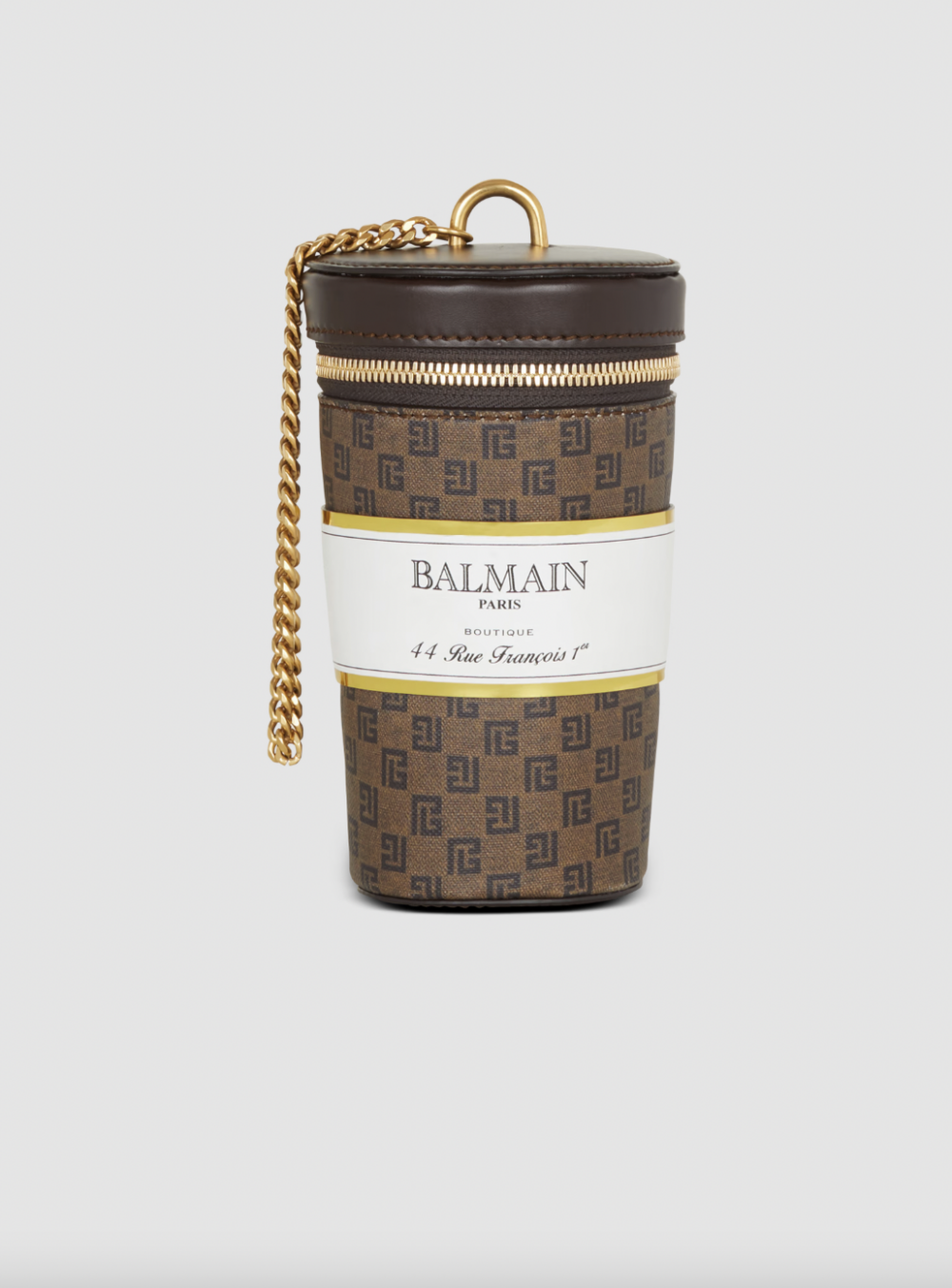 Coffee Cup Minaudière in Mini Monogram Canvas。