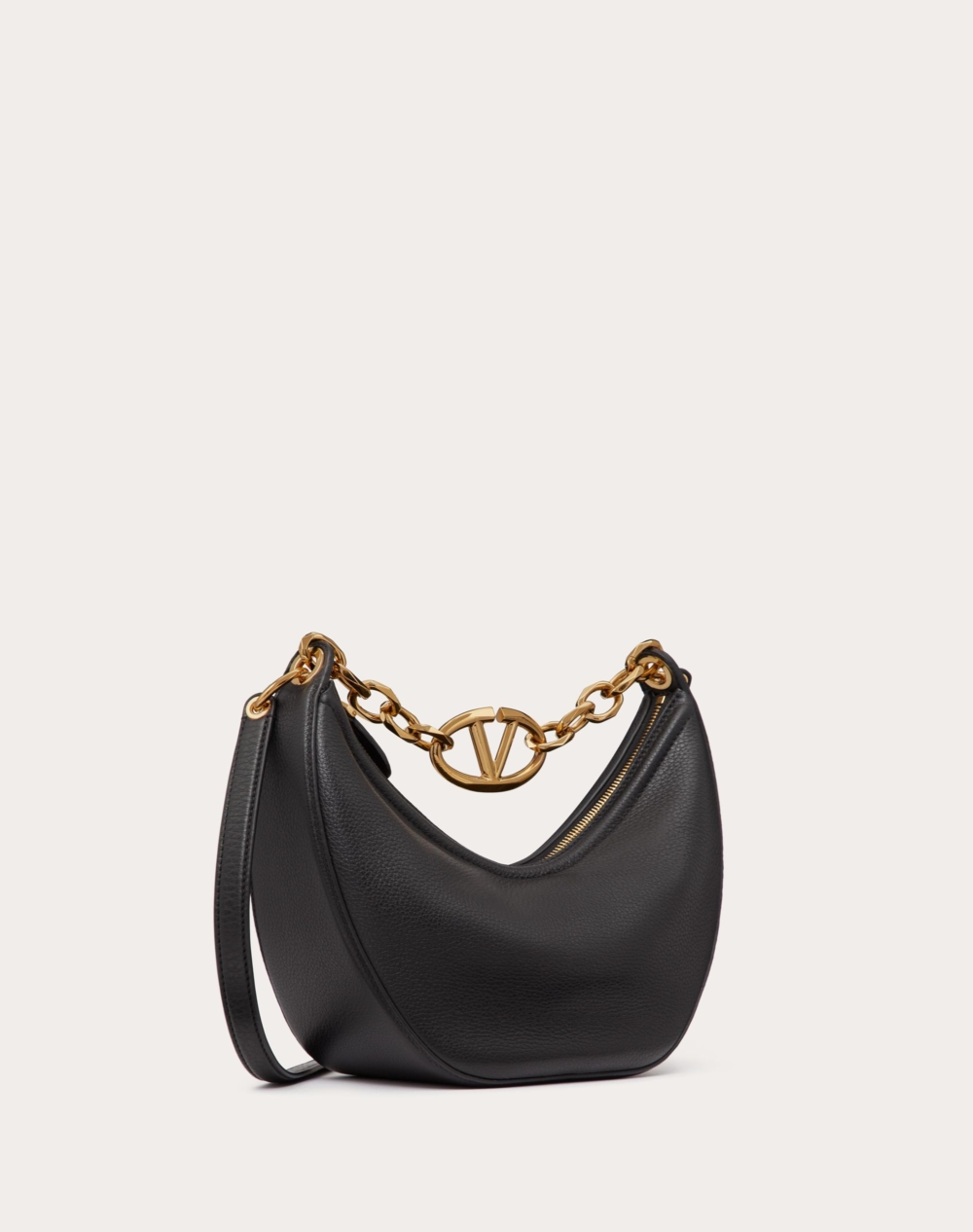Valentino Vlogo Moon鏈條皮革Hobo包