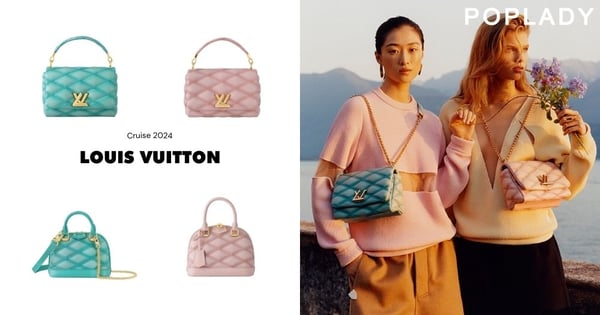 與義大利湖邊的絕美夕陽互相輝映：Louis Vuitton Cruise 2024夢幻登場，人氣手袋都抹上浪漫粉彩色調！
