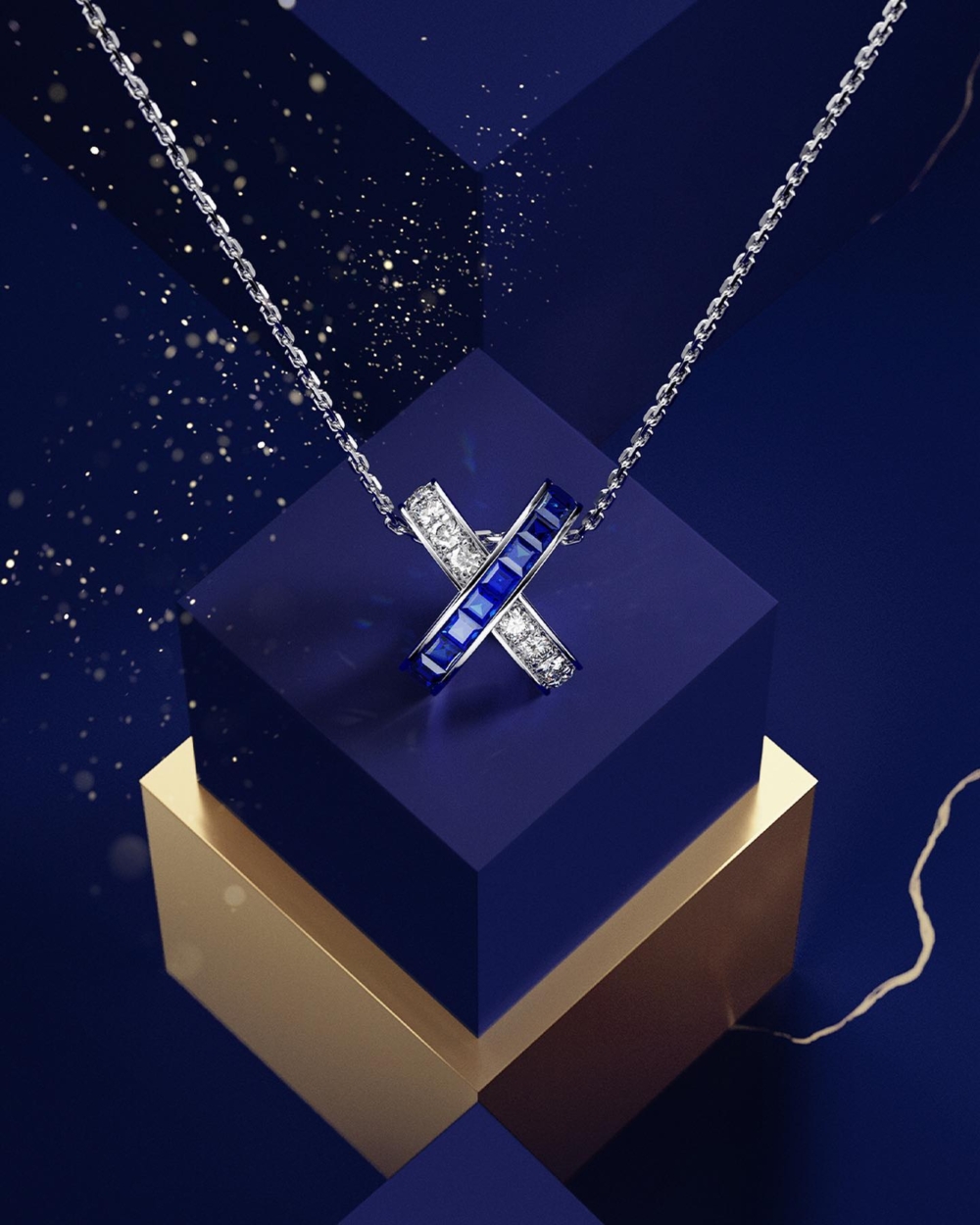 Chaumet Jeux de Liens 18K白金吊墜