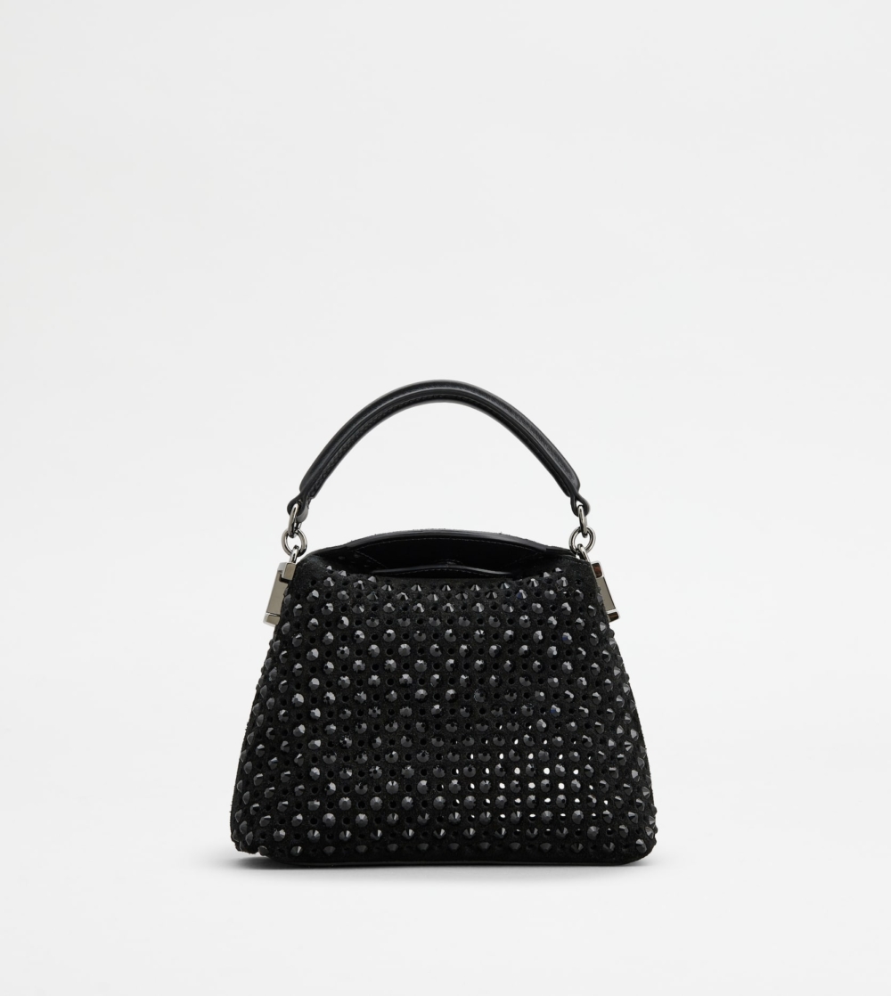 Tod's T Case超小號絨面皮革托特信封包