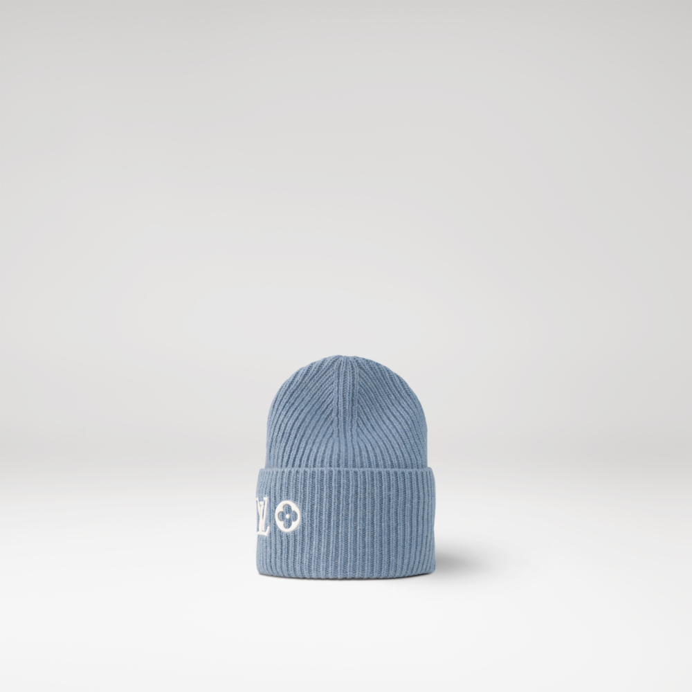 Louis Vuitton LV HEADLINE BEANIE BLUE 帽子 