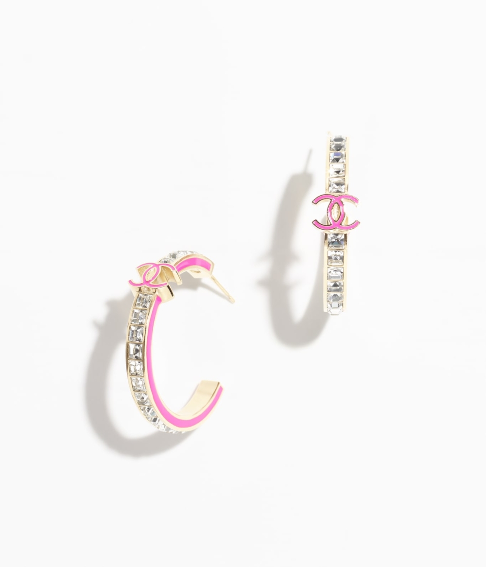 CHANEL HOOP EARRINGS