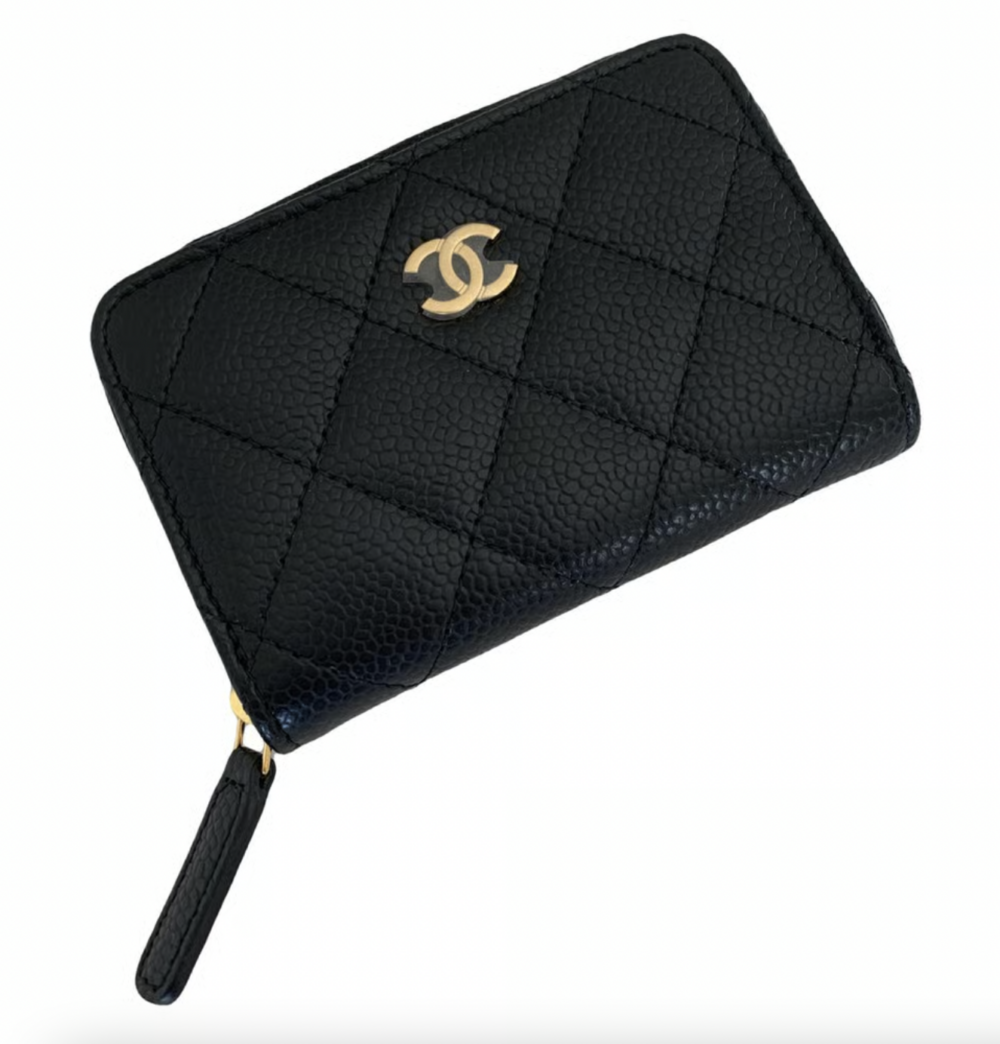 CHANEL TIMELESS/CLASSIQUE LEATHER WALLET。