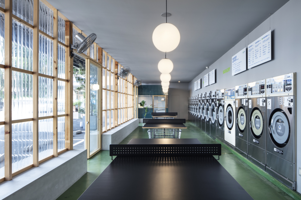 在「LAUNDRY HOLIDAY」內還能打桌球。