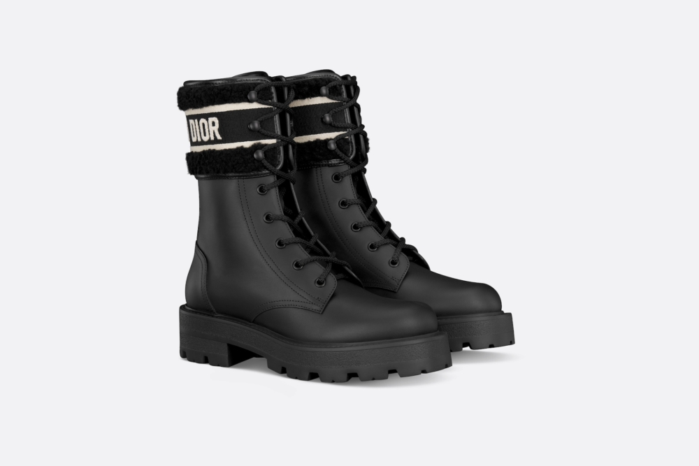 2023聖誕節毛毛靴子推薦2:Dior D-Major短靴