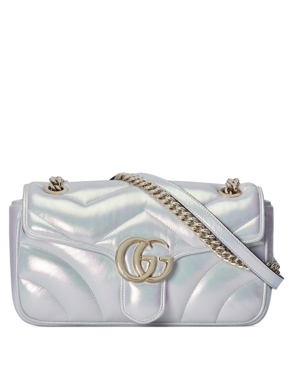 Marmont炫彩蓬蓬肩背包。