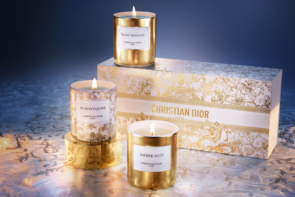 Dior 2023聖誕禮物推薦2:香氛世家迷你蠟燭典藏禮盒