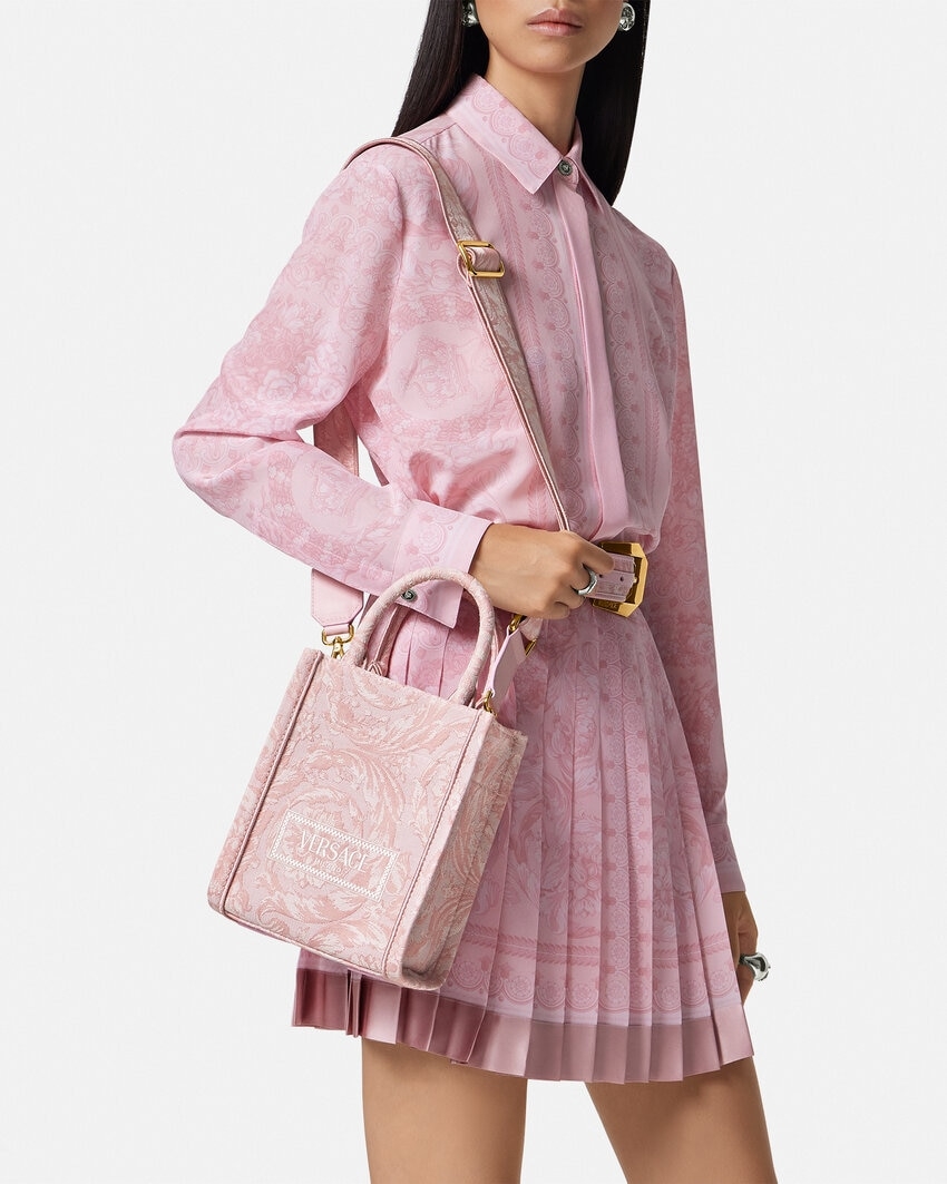 Versace Barocco Athena迷你托特包