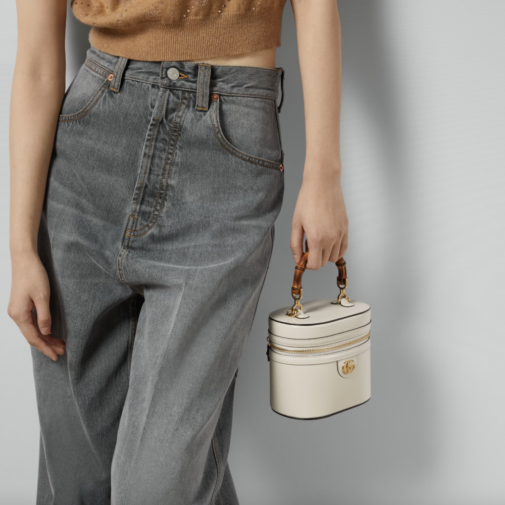 Gucci之中的「Mini Bamboo Shoulder Bag」。