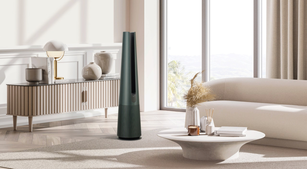 LG PuriCare™ AeroTower 三合一空氣淨化風扇 - 暖風版（蒼林綠）