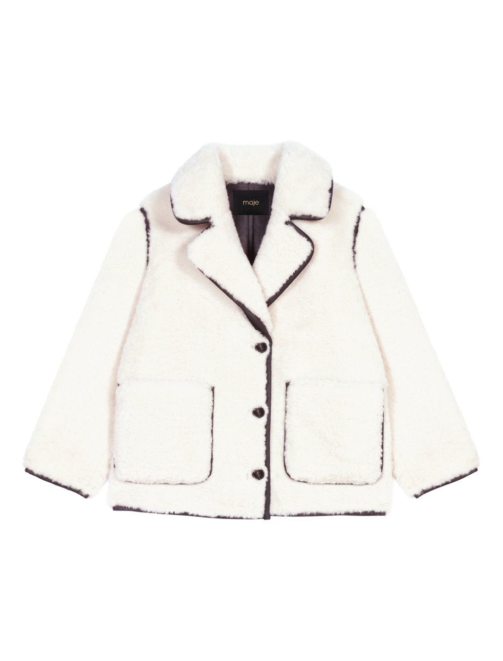 Short Faux Fur Coat。