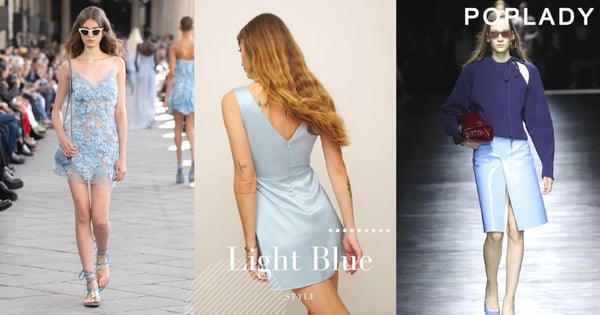 2024迎接下個流行色調Light Blue：Gucci、FENDI、Proenza Schouler秀場紛紛亮相，能放入衣櫥的時髦裙裝