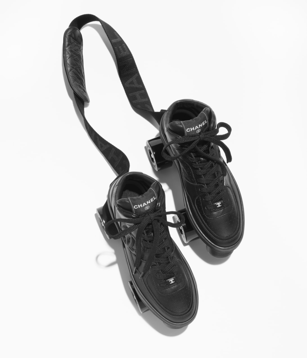 CHANEL roller skates小牛皮溜冰鞋